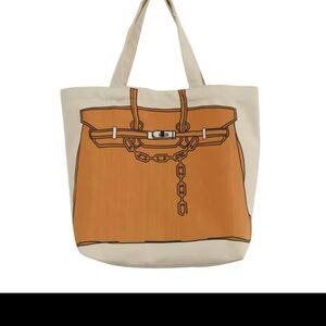 Pop Art Canvas Tote Bag